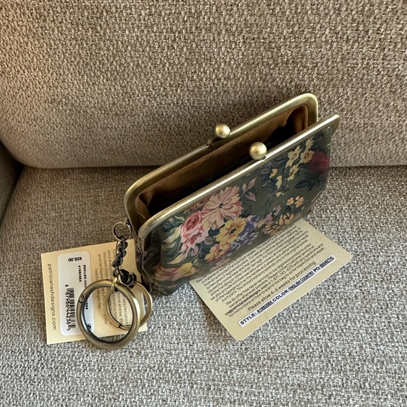 Patricia Nash Leather Borse Frame Coin Purse - Picture 3 of 7